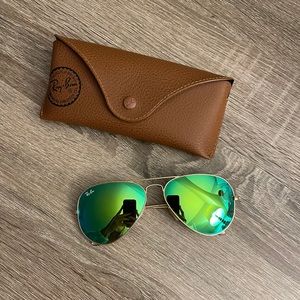 Ray-Ban Aviator Gold/Green